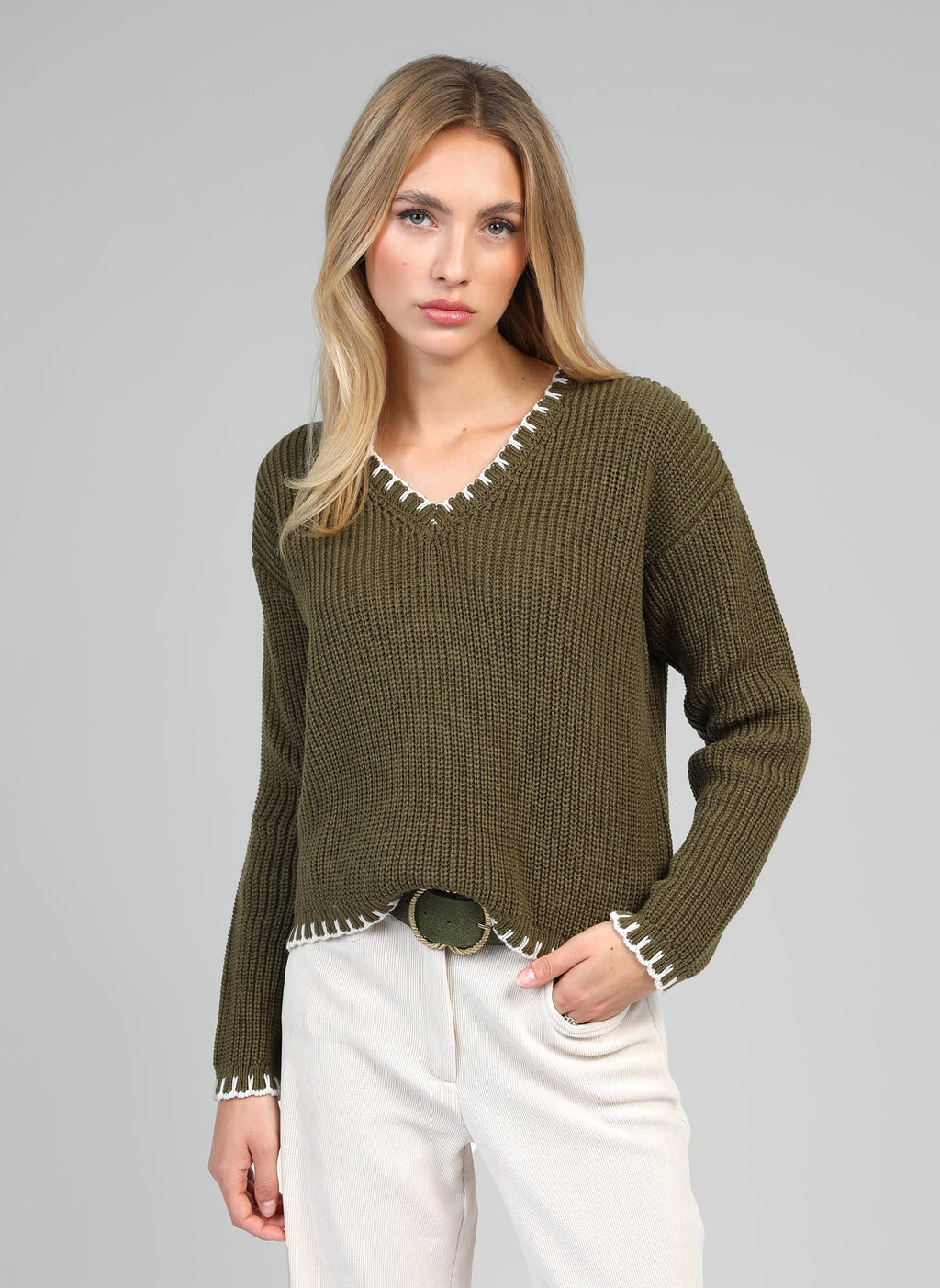 Pull Valentine Militaire