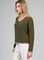 Pull Valentine Militaire