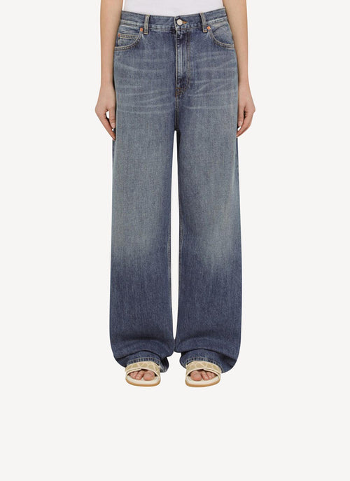 Valentino - Pantalon - Blue Washed Medium - Femme