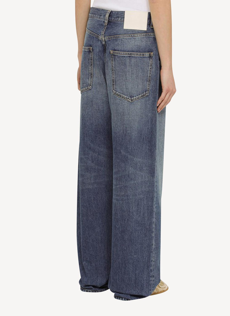 Valentino - Pantalon - Blue Washed Medium - Femme