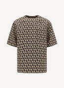 Valentino - Tee Shirt - Brown - Homme