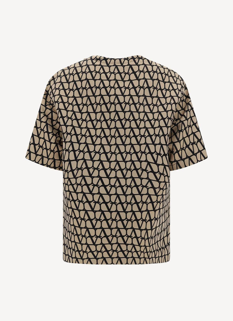 Valentino - Tee Shirt - Brown - Homme