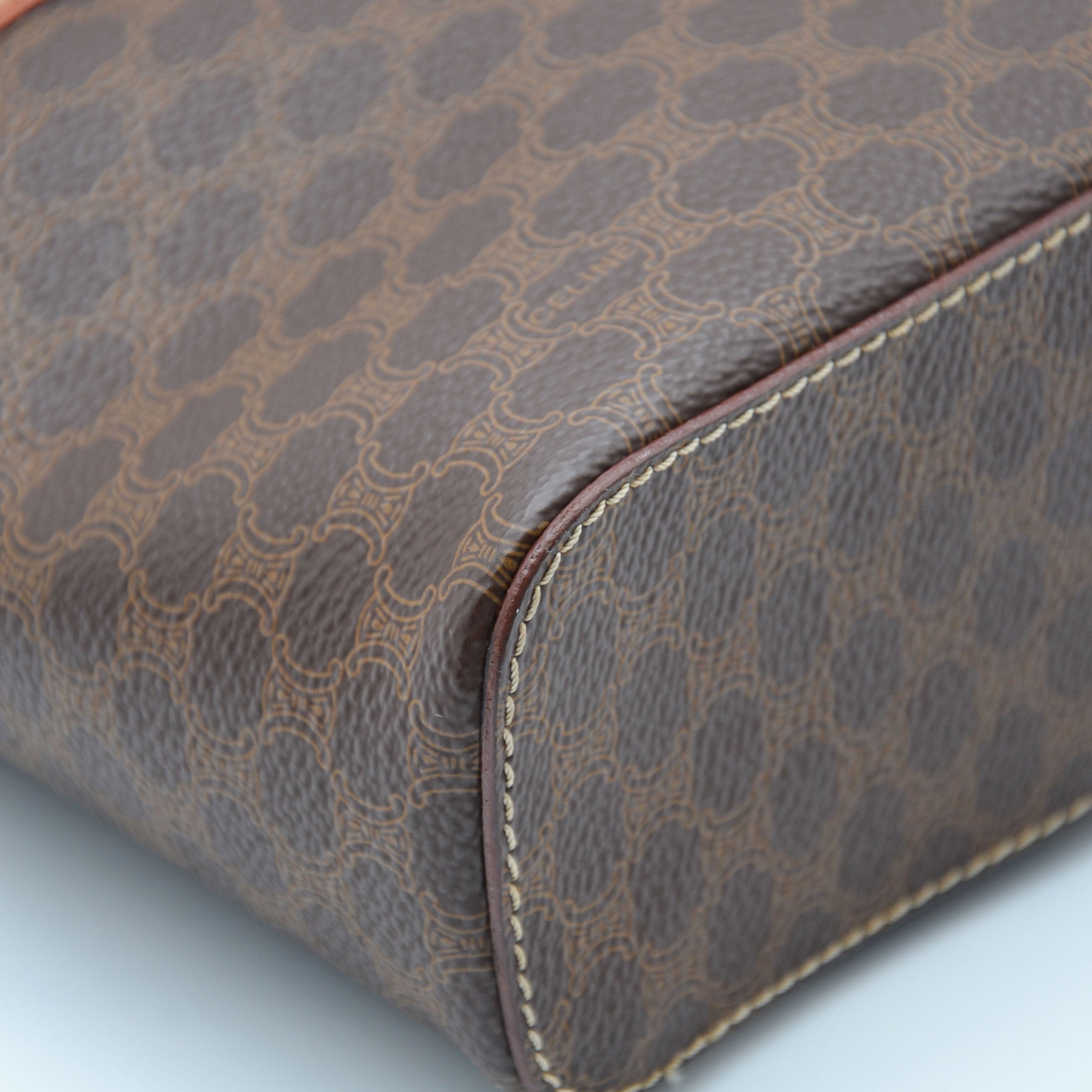 Céline Macadam Coated Canvas Vanity Case