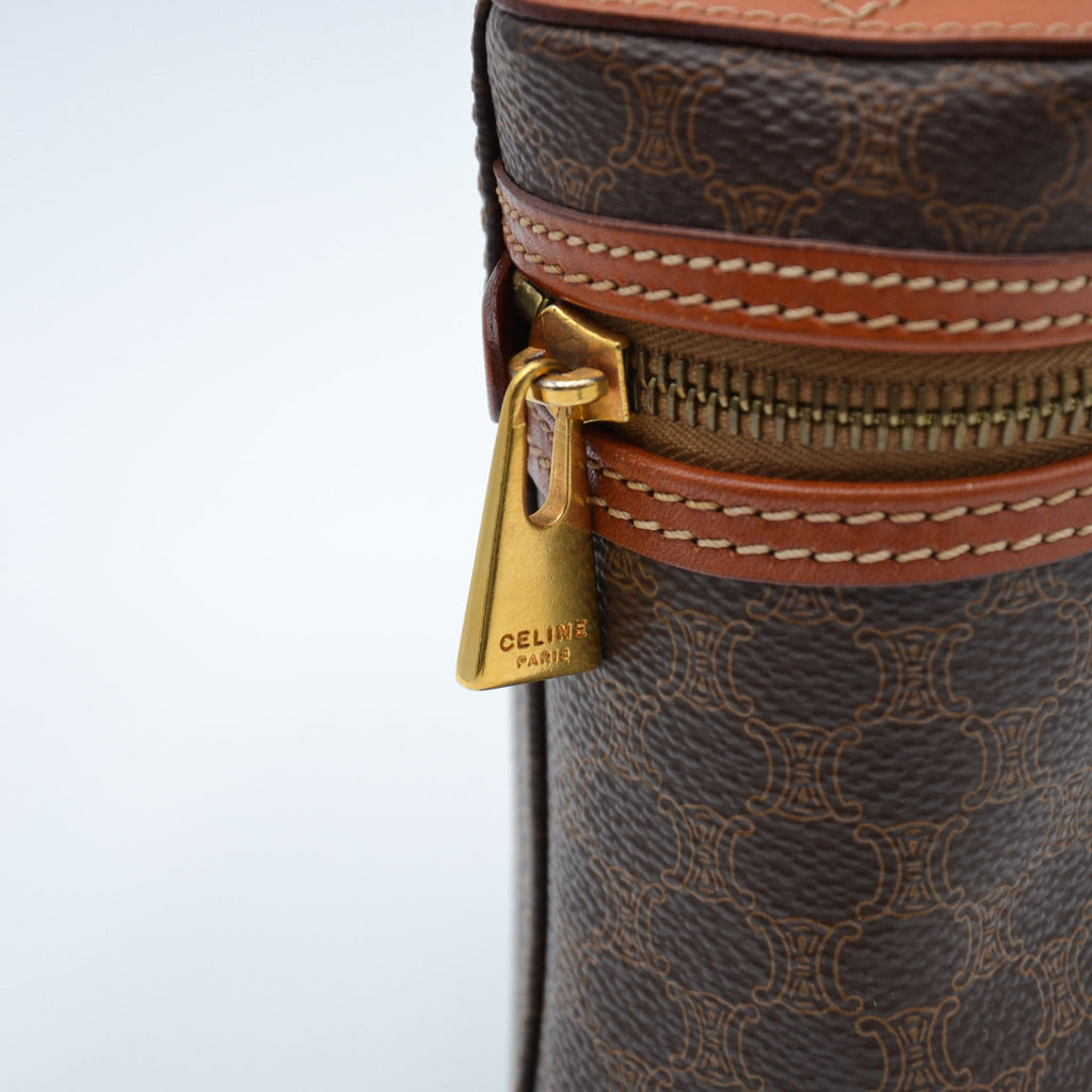 Céline Macadam Coated Canvas Vanity Case