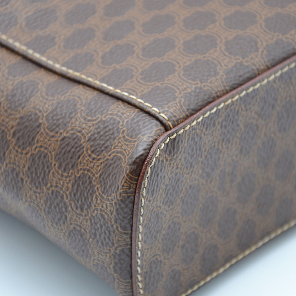 Céline Macadam Coated Canvas Vanity Case