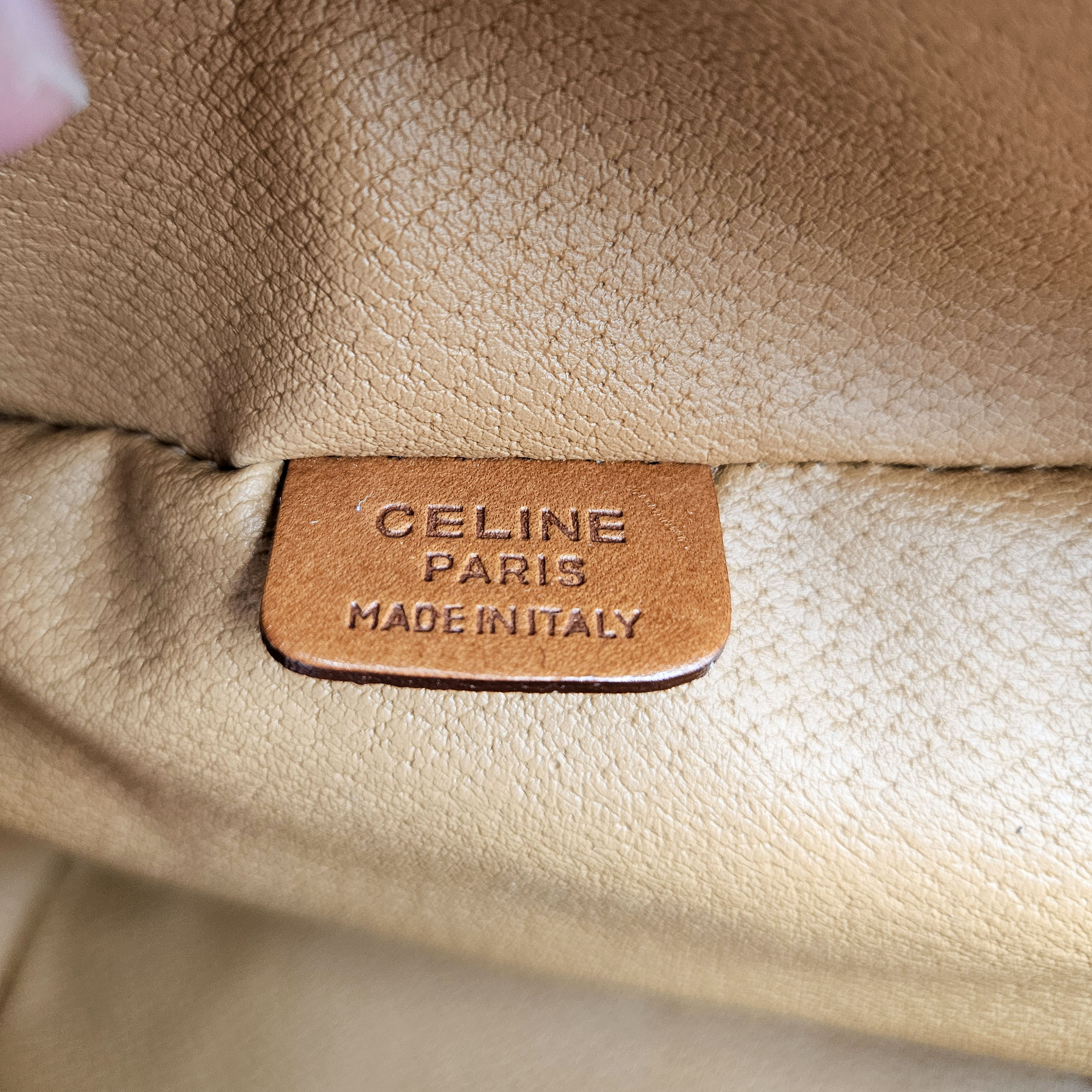 Céline Macadam Coated Canvas Vanity Case