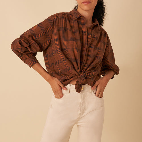 Vanou Shirt - Fluted Check
