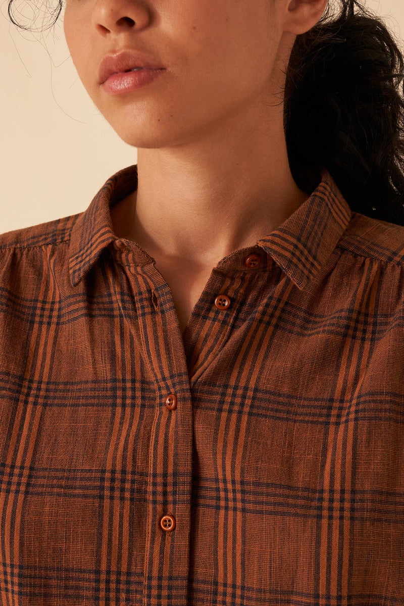 Vanou Shirt - Fluted Check