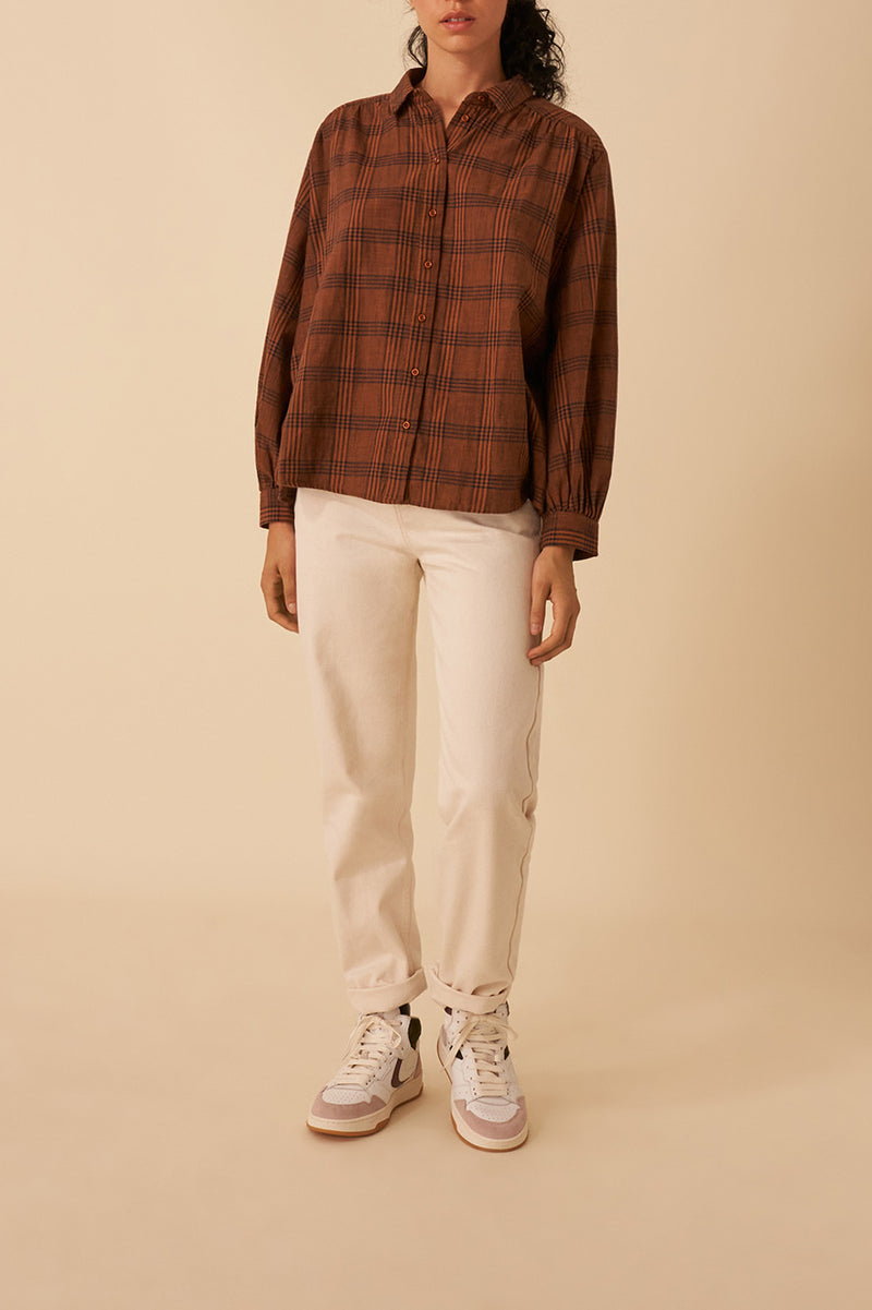 Vanou Shirt - Fluted Check