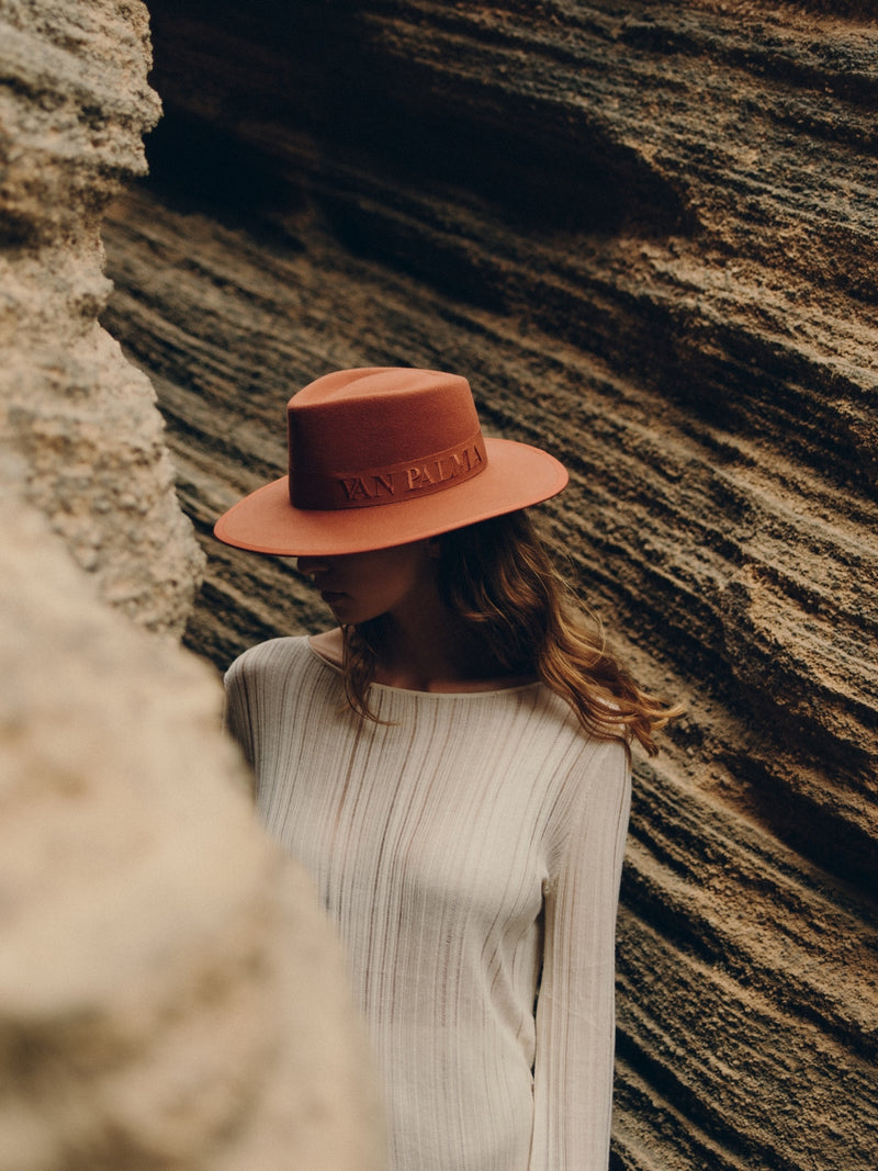 Vantis Felt Hat - Terracotta