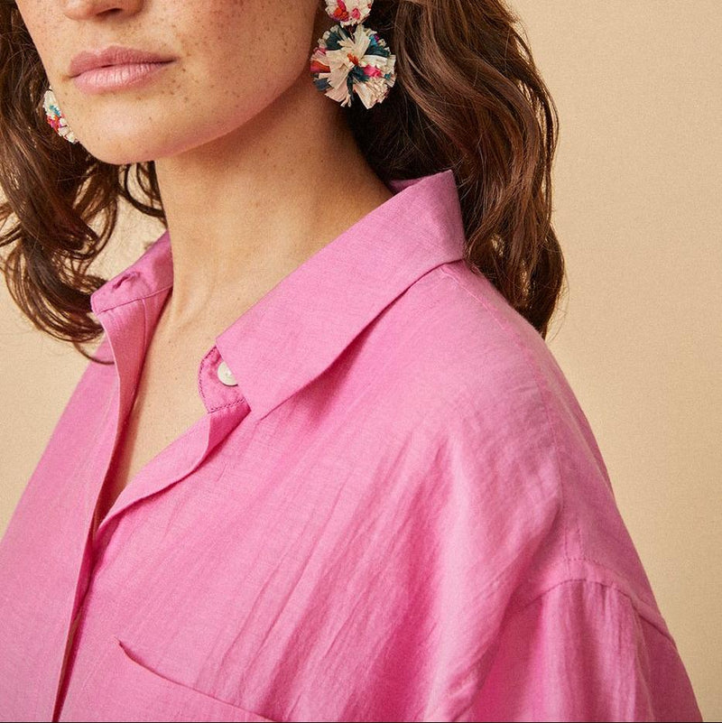 Camisa Varenon - Rosa Neón