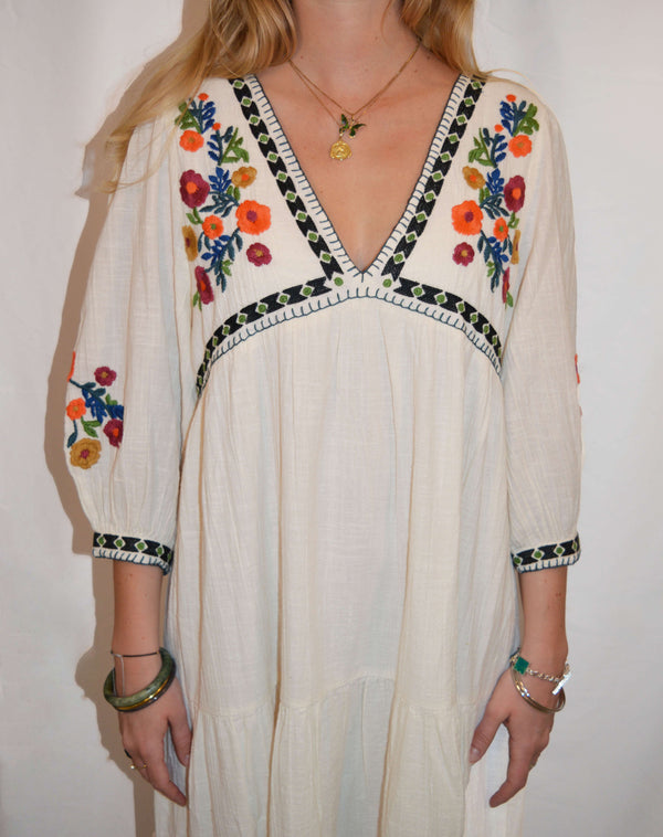 Vestido Varime - Crudo