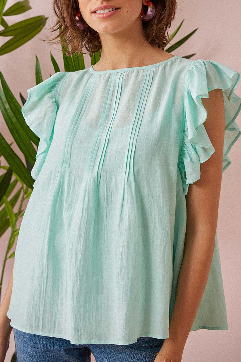 Blouse Varoli - Menthe Douce