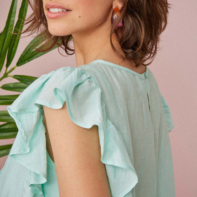 Blouse Varoli - Menthe Douce