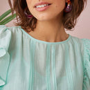 Blouse Varoli - Menthe Douce
