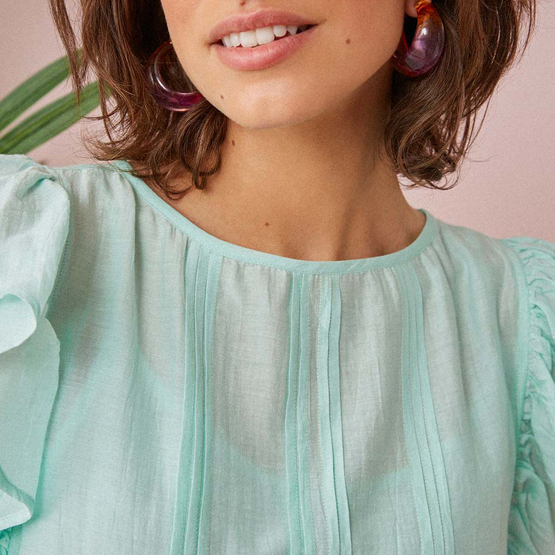 Blouse Varoli - Menthe Douce