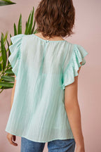 Varoli Blouse - Soft Mint