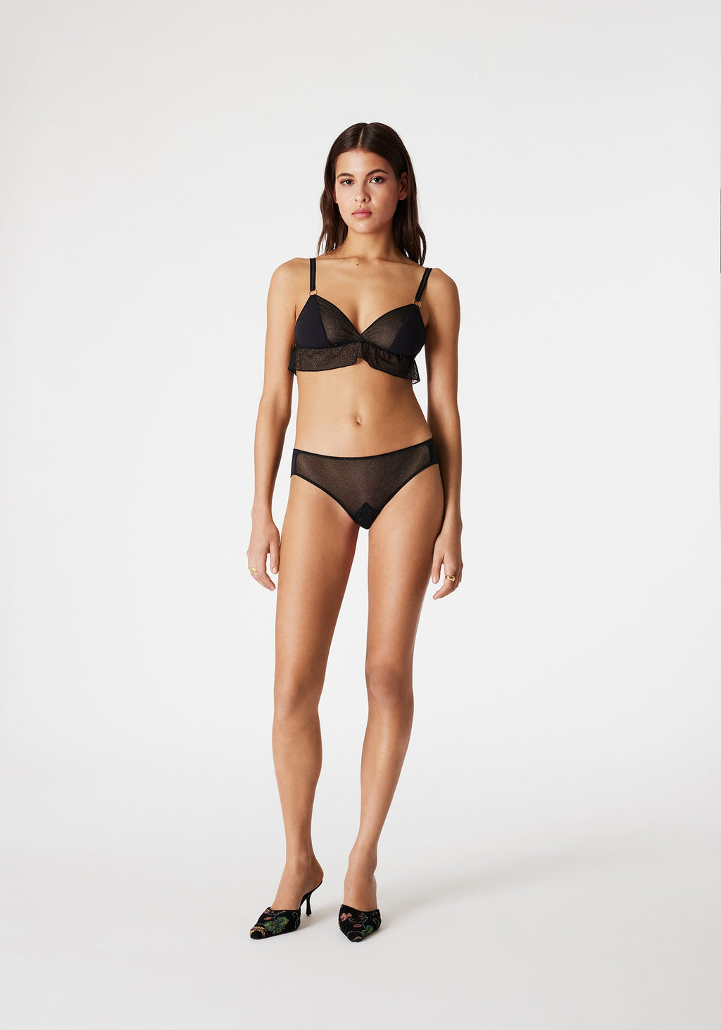 Sujetador Triangular Vasco - Negro
