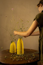 Enfärgat Klockformat Vasfodral - Citron