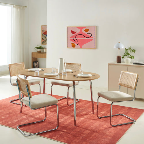 Vassi - Mesa de comedor - Efecto roble