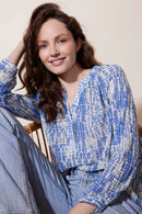 Vassily Blouse - Blue Print