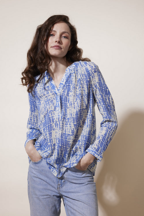Vassily Blouse - Blue Print
