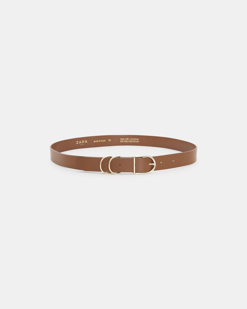 Ceinture lisse caramel_2