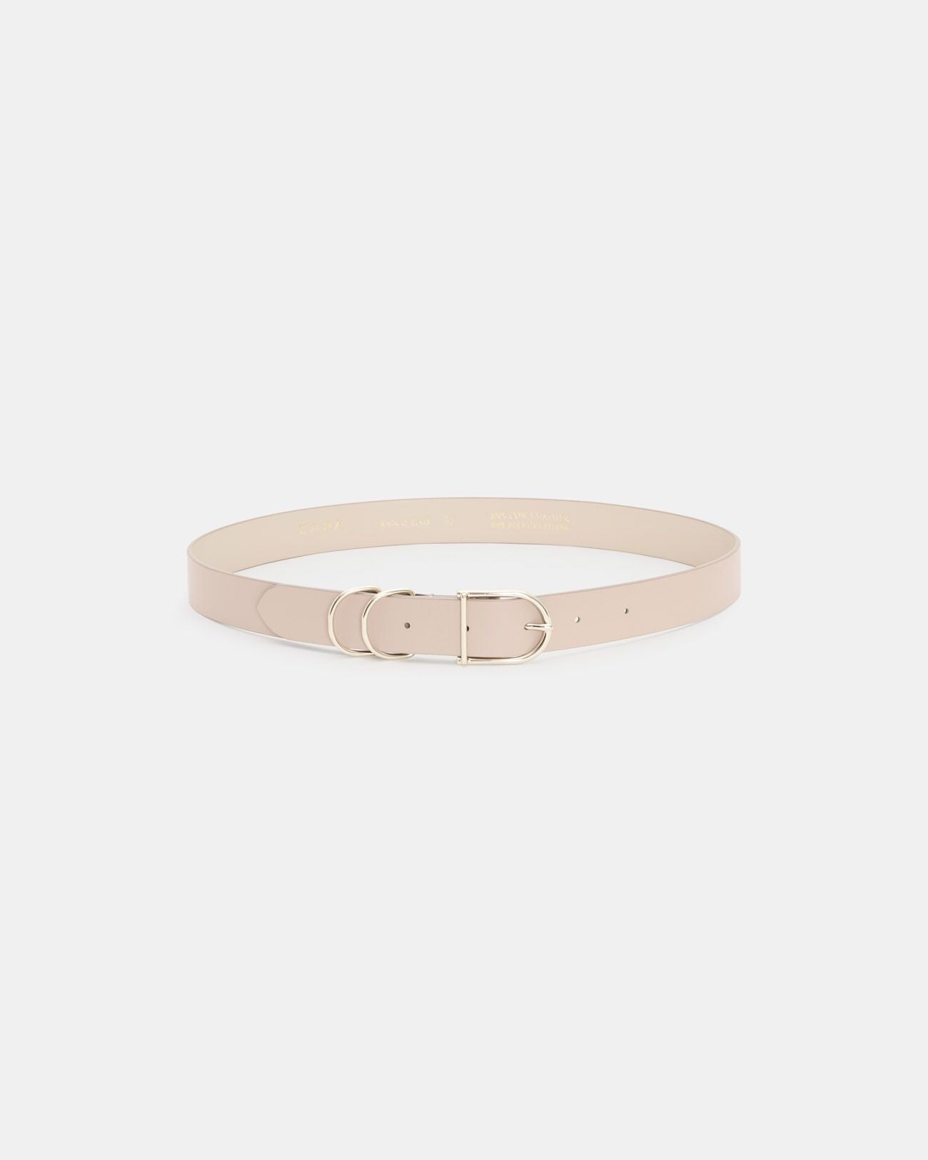 Smooth beige belt_1