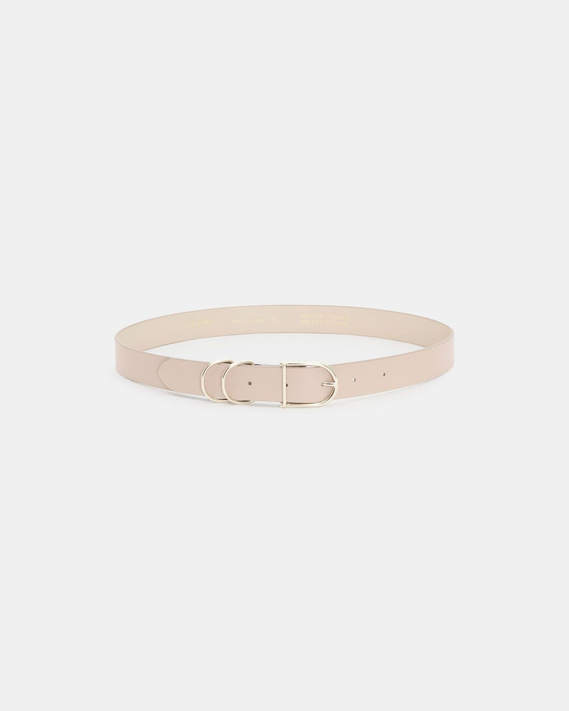 Ceinture lisse beige_1