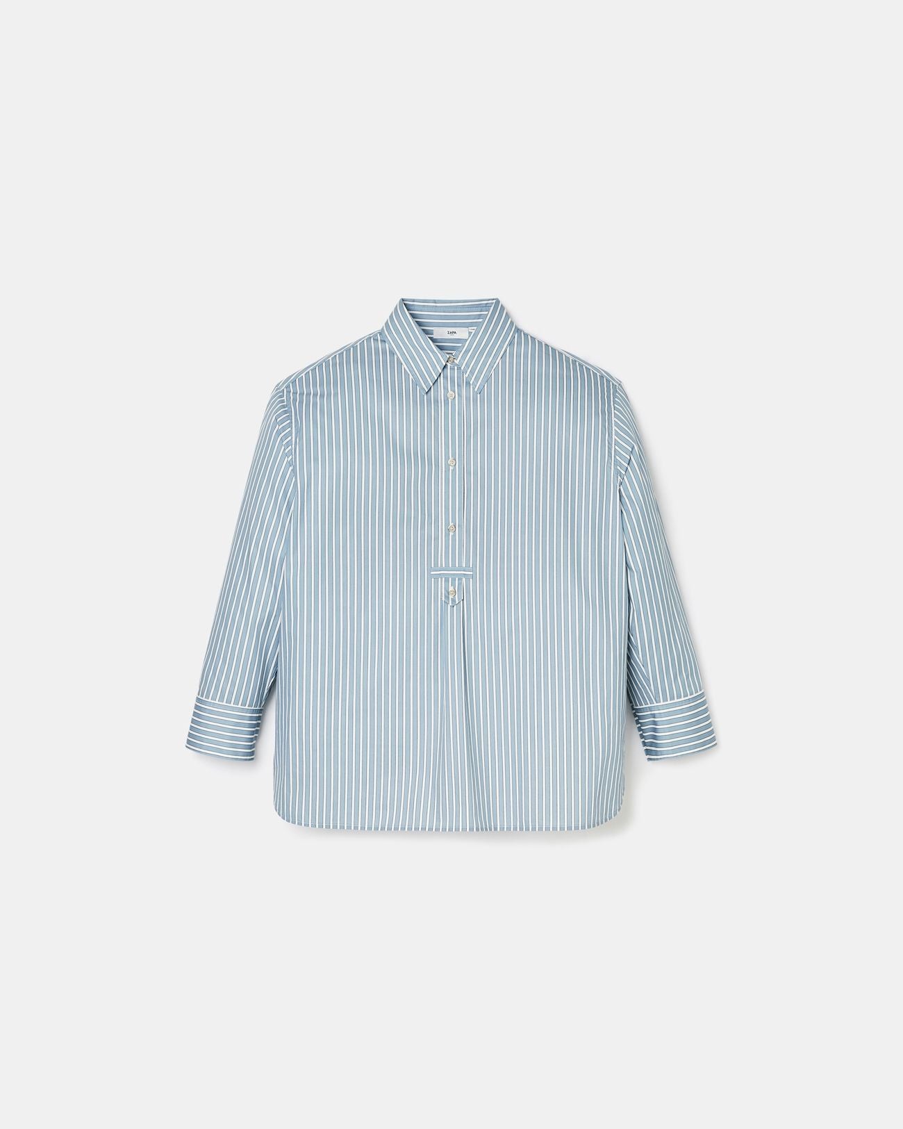 Oversized striped shirt_5