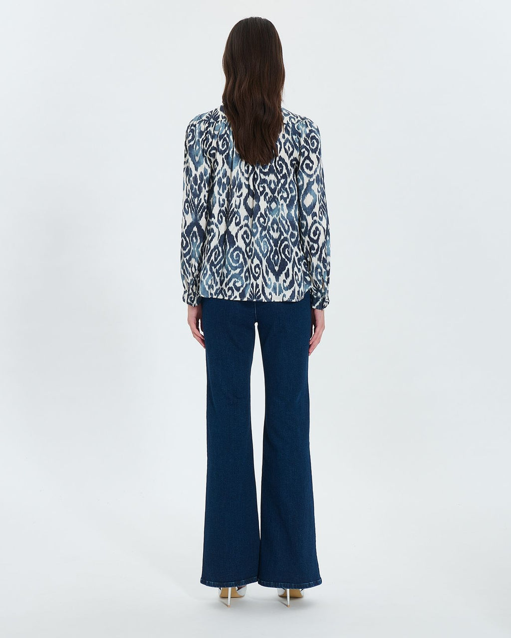 Summer wave print shirt_3