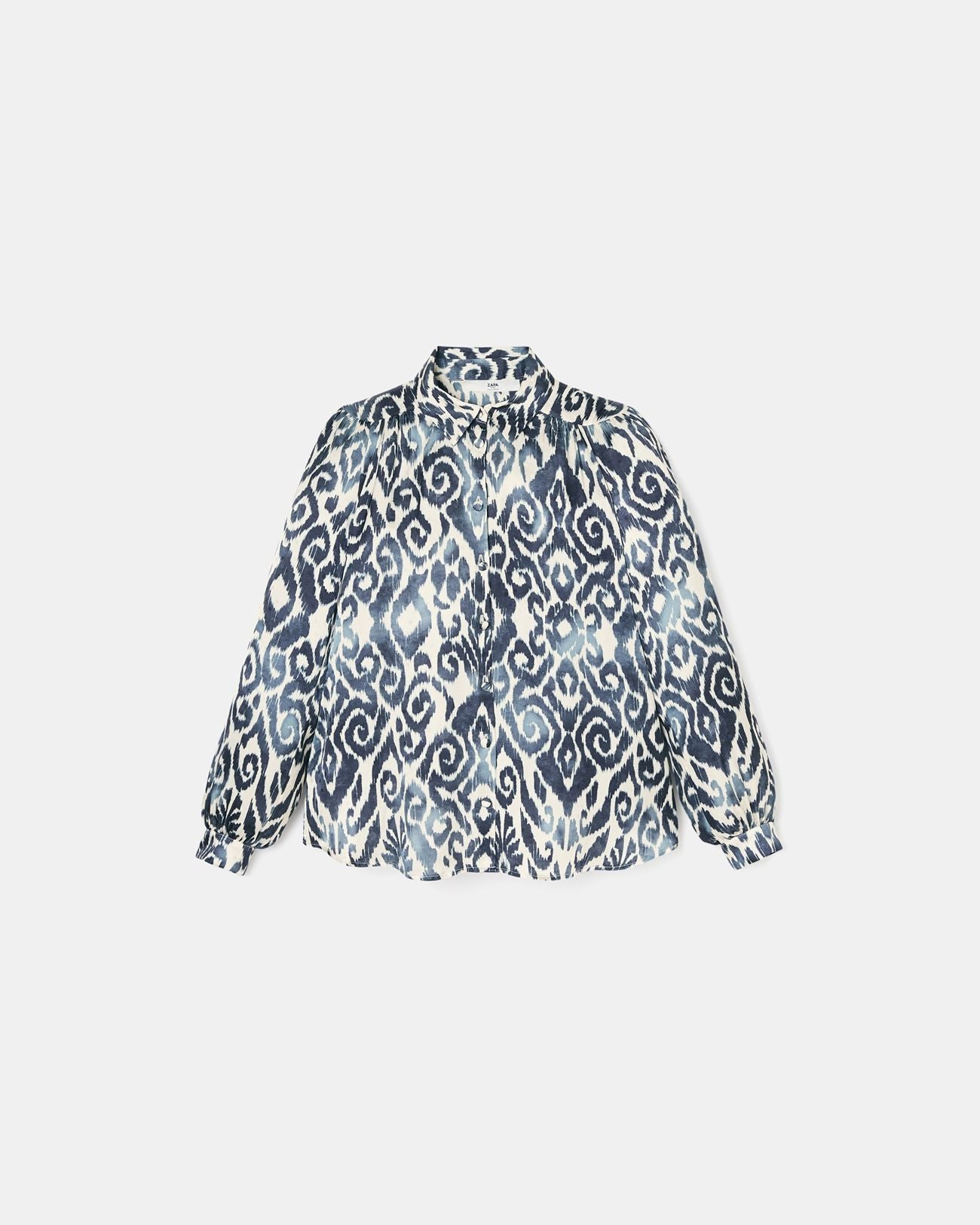 Summer wave print shirt_5