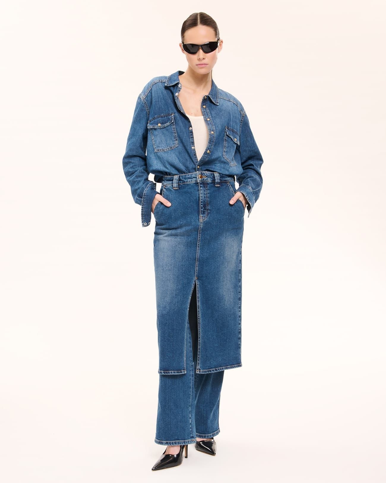 Dark blue denim shirt_2