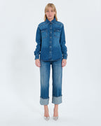 Dark blue denim shirt_5