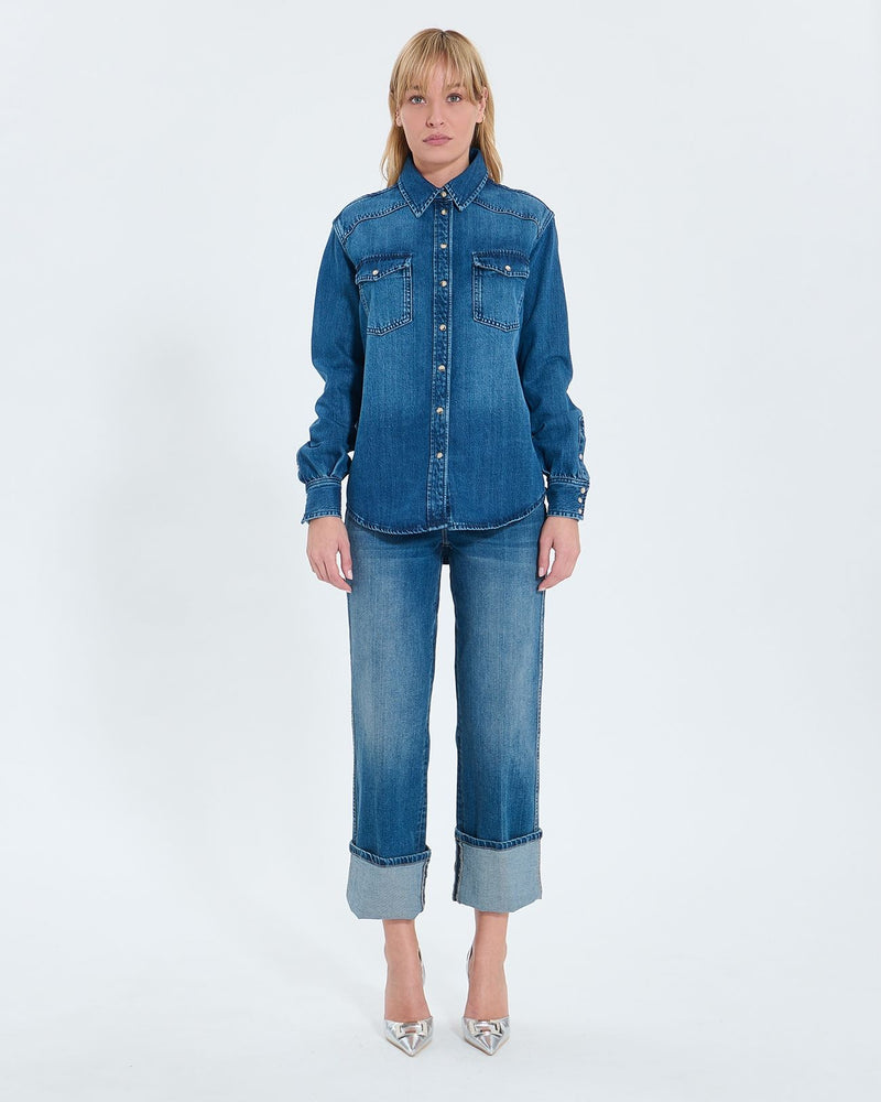 Chemise en jean dark blue_5