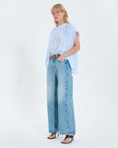 Chemise fluide en coton à rayures_2