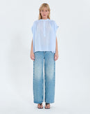 Chemise fluide en coton à rayures_4