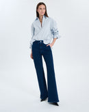 Chemise en popeline bleu ciel_1