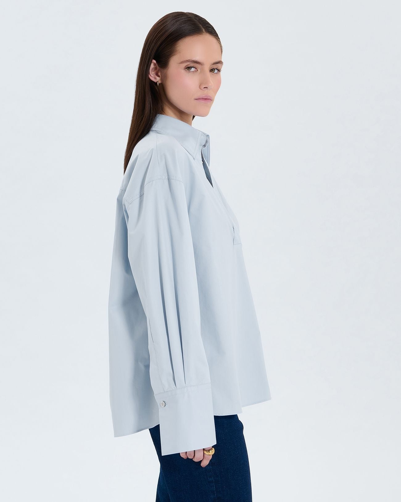 Sky blue poplin shirt_2