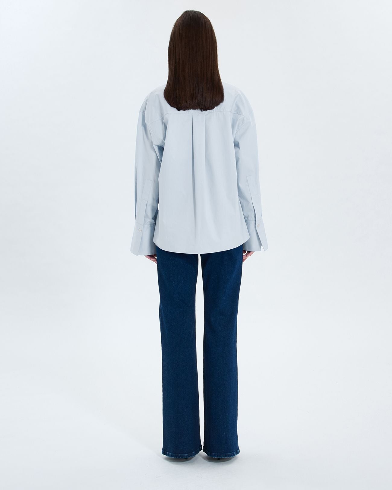 Sky blue poplin shirt_3
