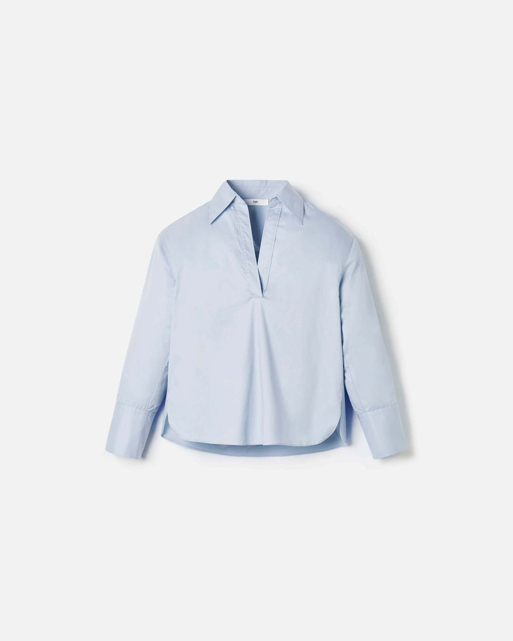Sky blue poplin shirt_5