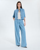 Chemise courte light blue_2