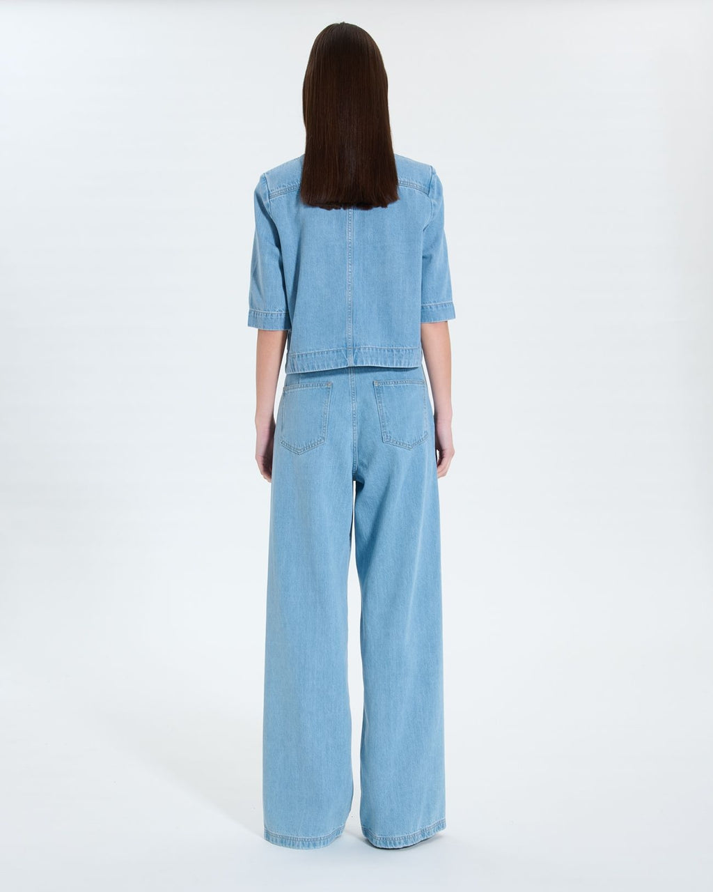 Chemise courte light blue_3