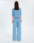 Chemise courte light blue_3