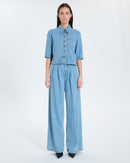Chemise courte light blue_4
