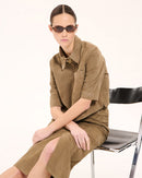 Chemise courte kaki_1