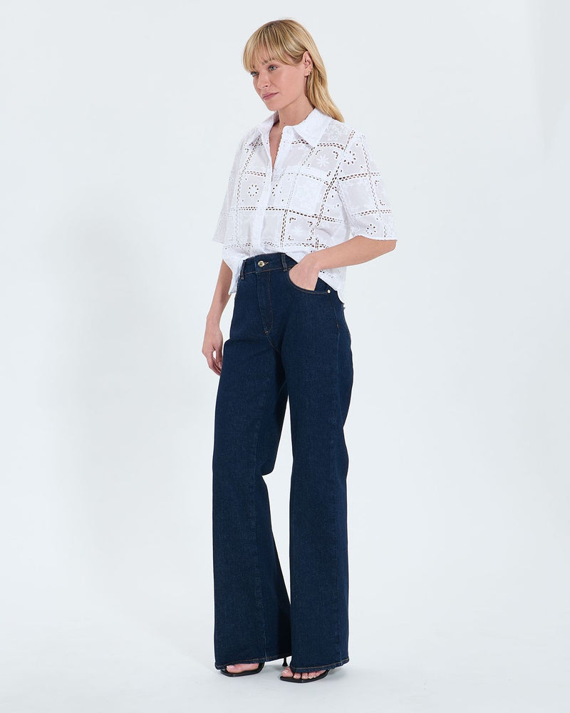 Chemise en broderie anglaise écrue_2
