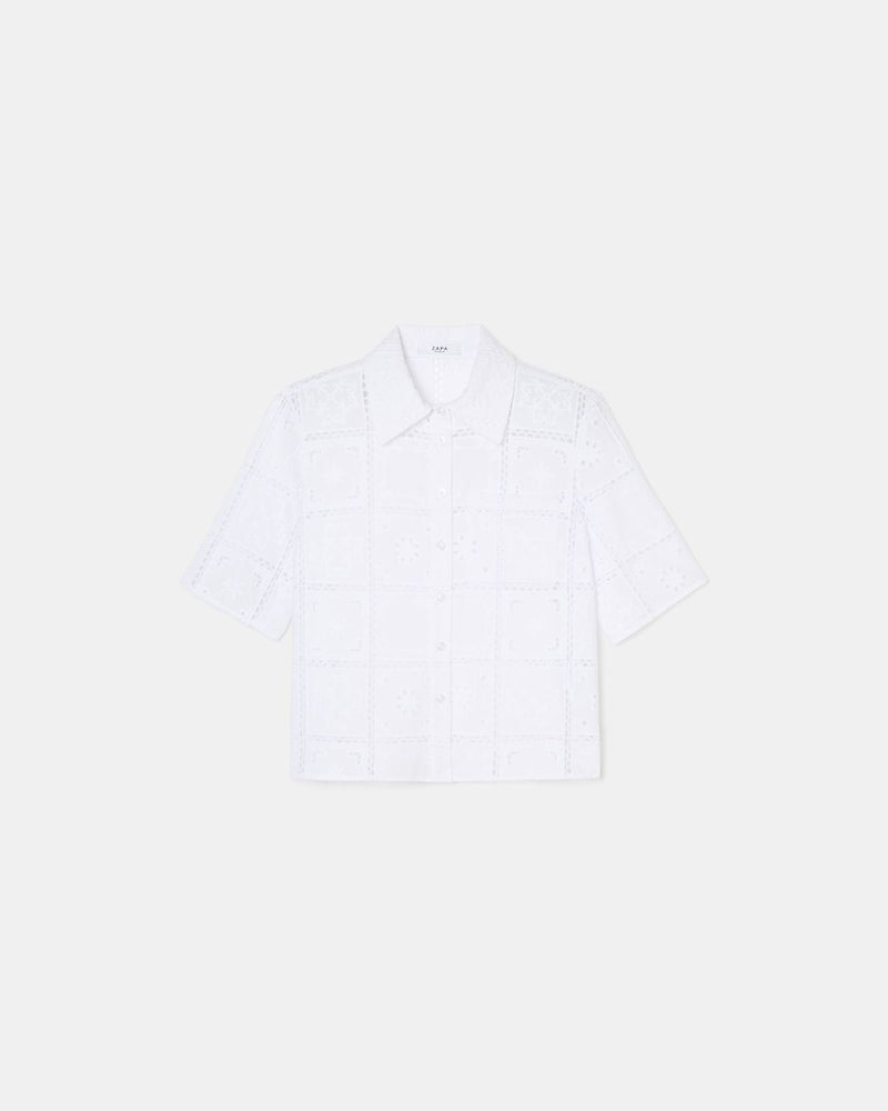 Chemise en broderie anglaise écrue_5