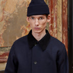 Veste De Travail En Laine Marine