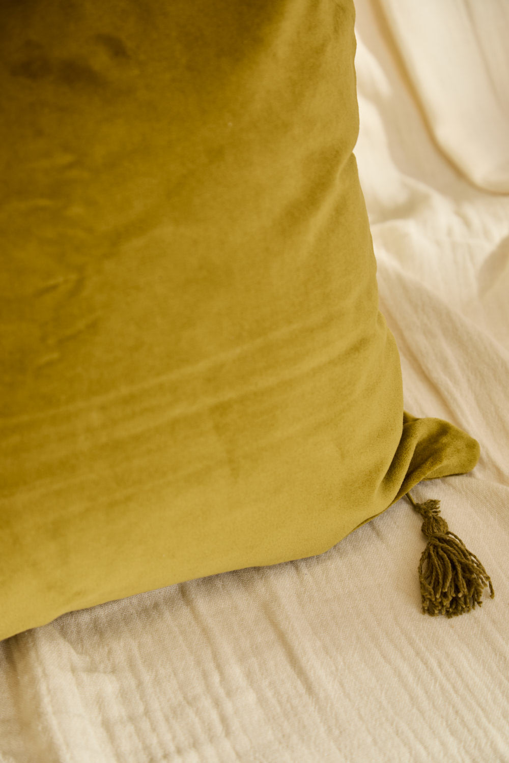 Housse De Coussin Velour - Vert